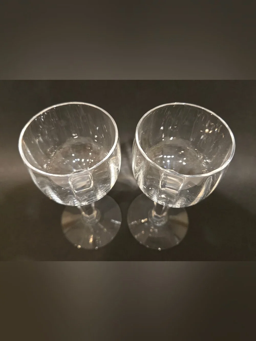 Clear Crystal Cordial Glasses - Set of 2